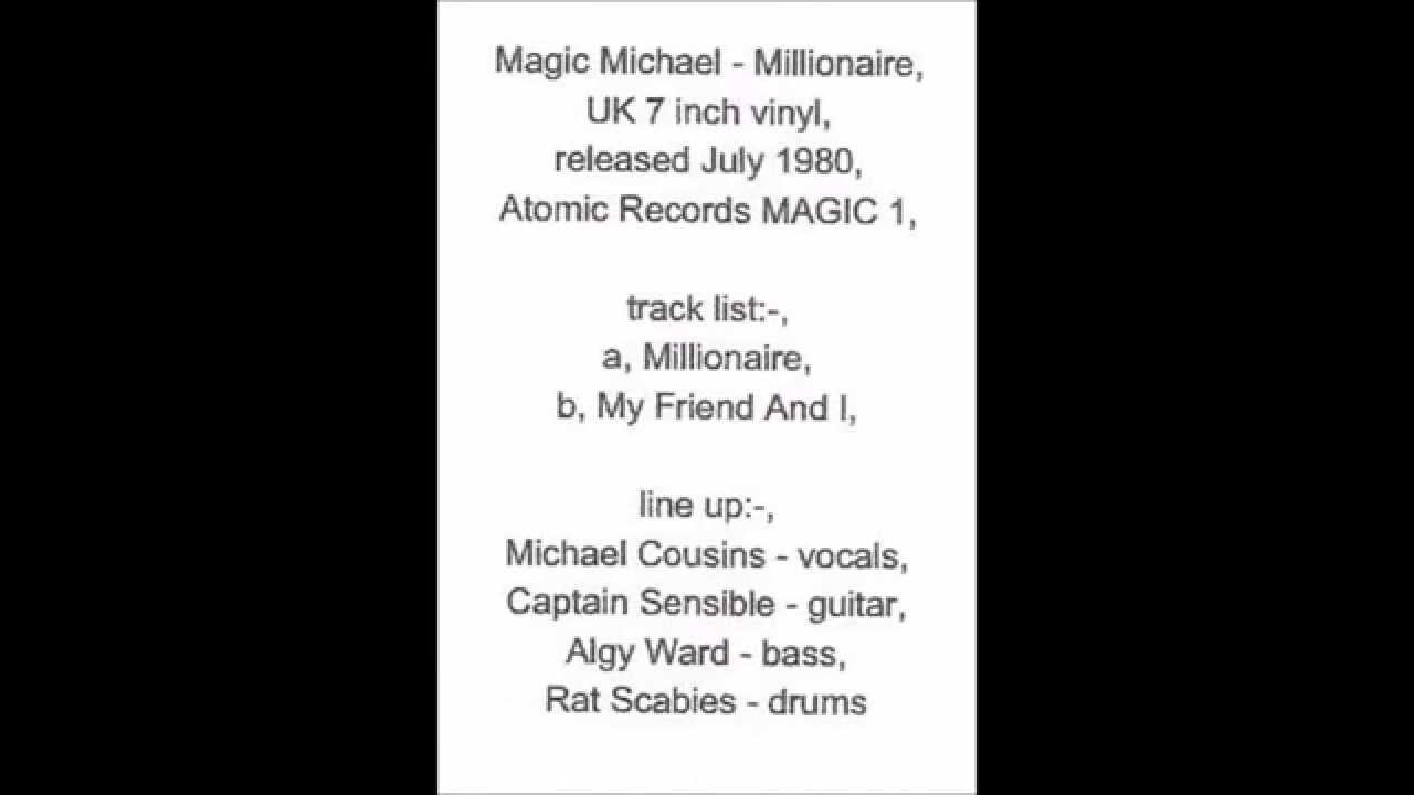 Millionaire b/w My Friend And I - Magic Michael (1980)