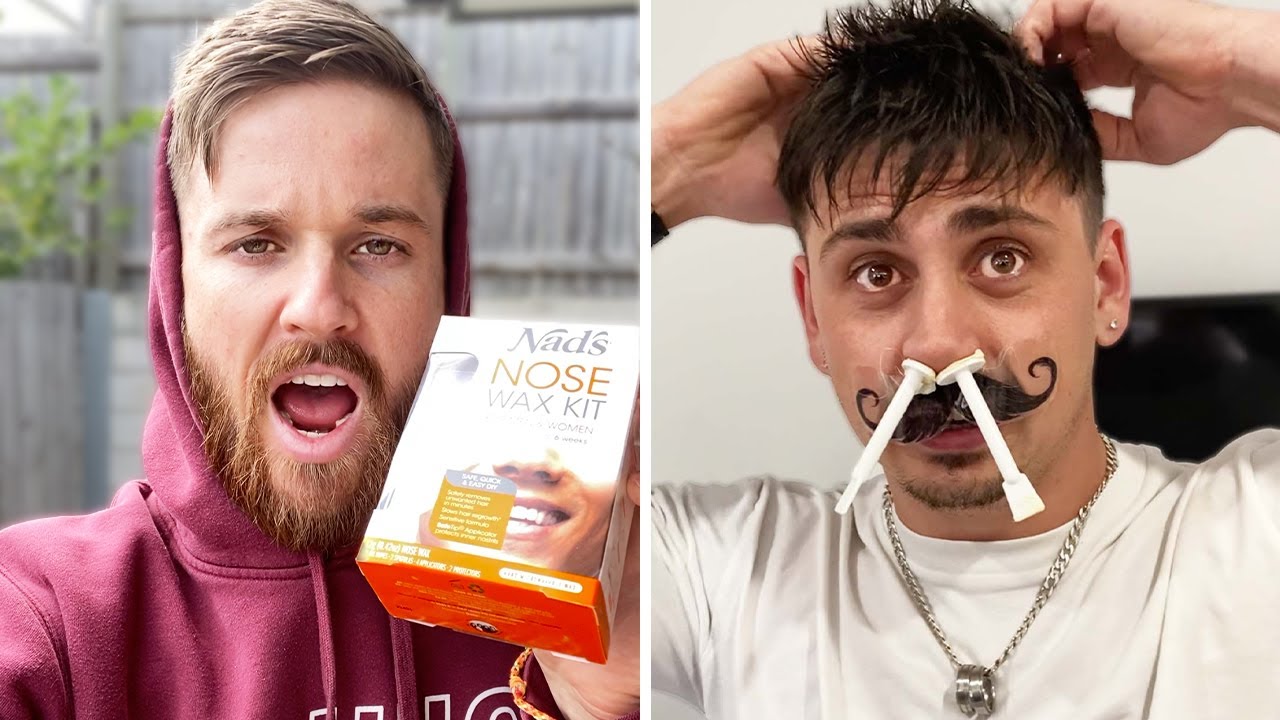 Nose Wax Prank on Brother