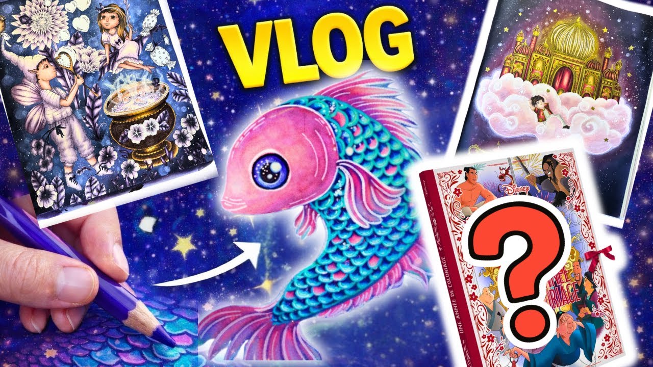 👉 Vlog coloriage : nouveaux colos et grosse hésitation sur un livre !