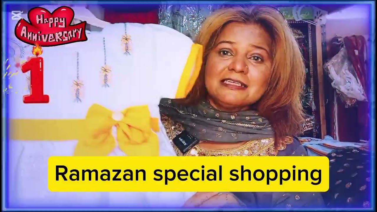 Ramazan special shopping with Fozia chand 👈👭💃🕺💞