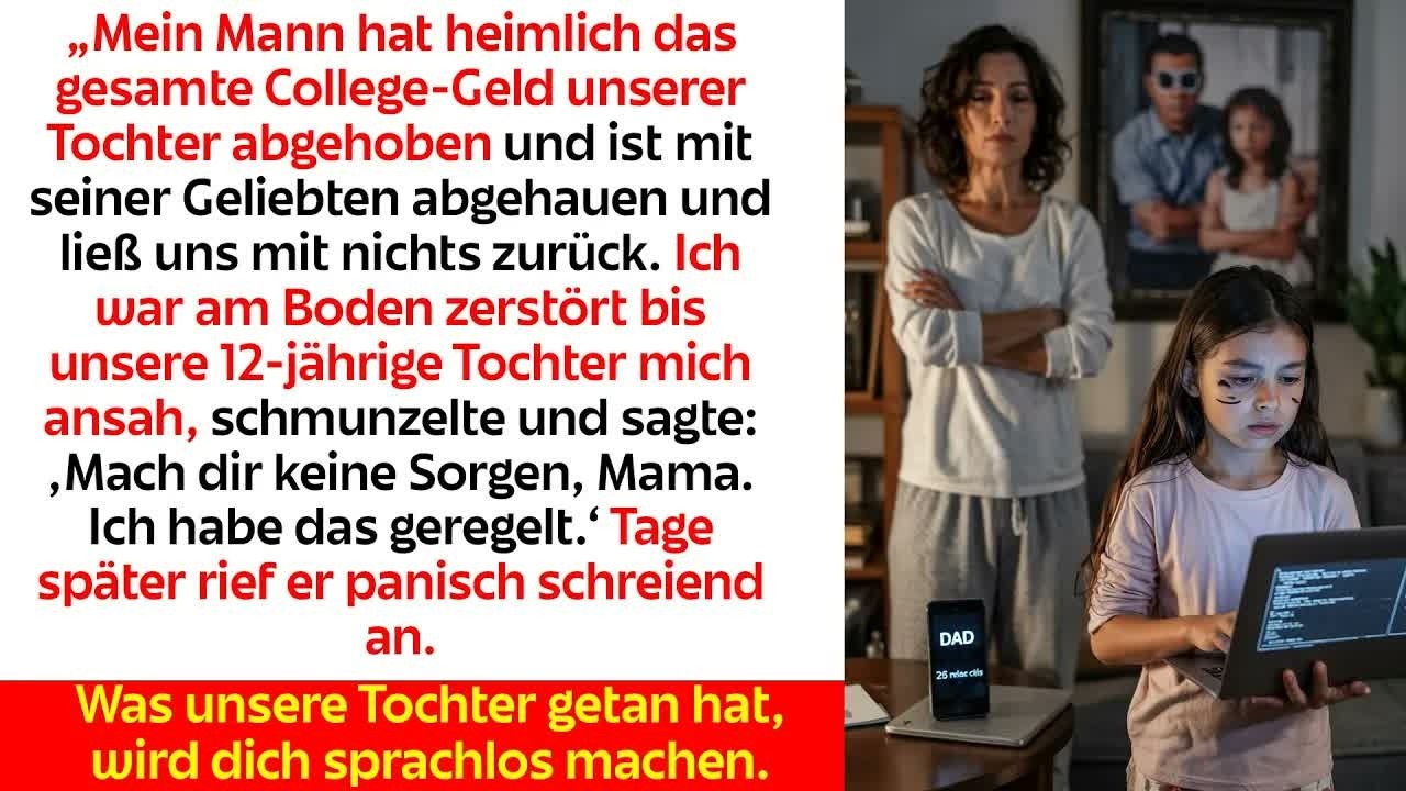 Er stahl das College Geld doch unsere Tochter r&auml;chte uns heimlich