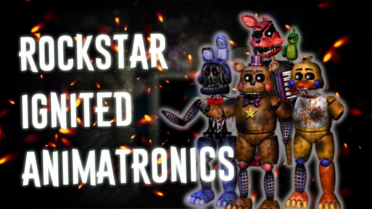 [FNAF | Speed Edit] Making Rockstar Ignited Animatronics