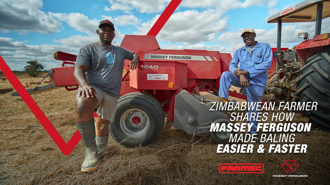 Zimbabwean Farmer Shares How Massey Ferguson Made Baling Easier & Faster