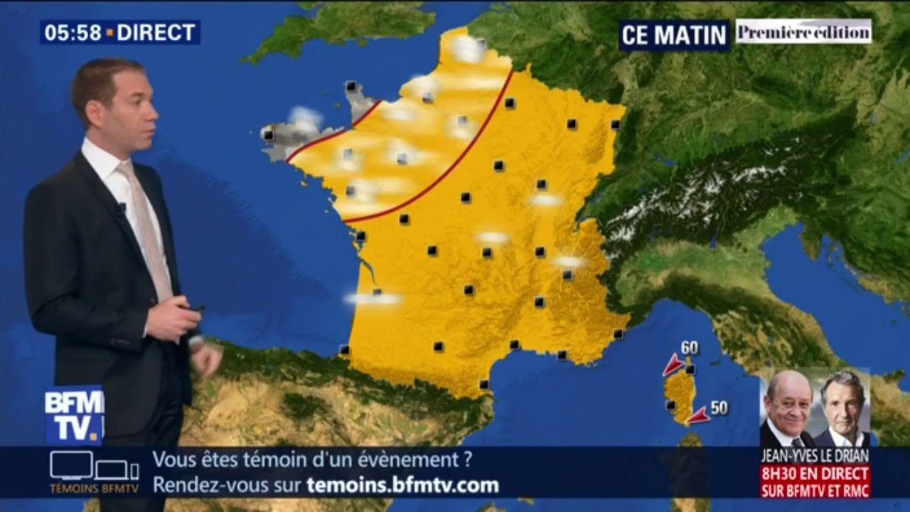 M&eacute;t&eacute;o: ciel d&eacute;gag&eacute; et temp&eacute;rature douce pour ce vendredi