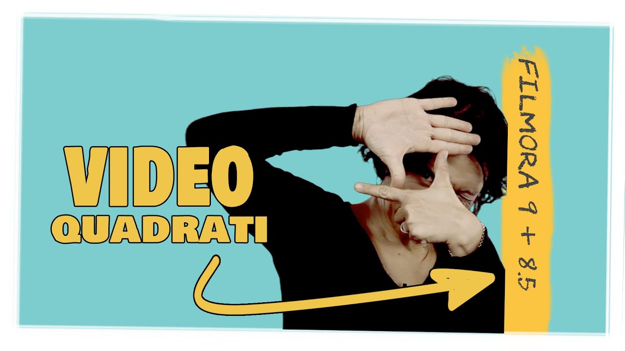 Creare video per social media | come creare video quadrati con Filmora 9