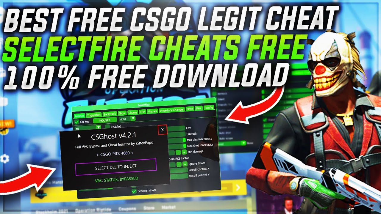 THE BEST FREE CSGO LEGIT CHEAT | SELECTFIRE.CC | REVIEW + DOWNLOAD