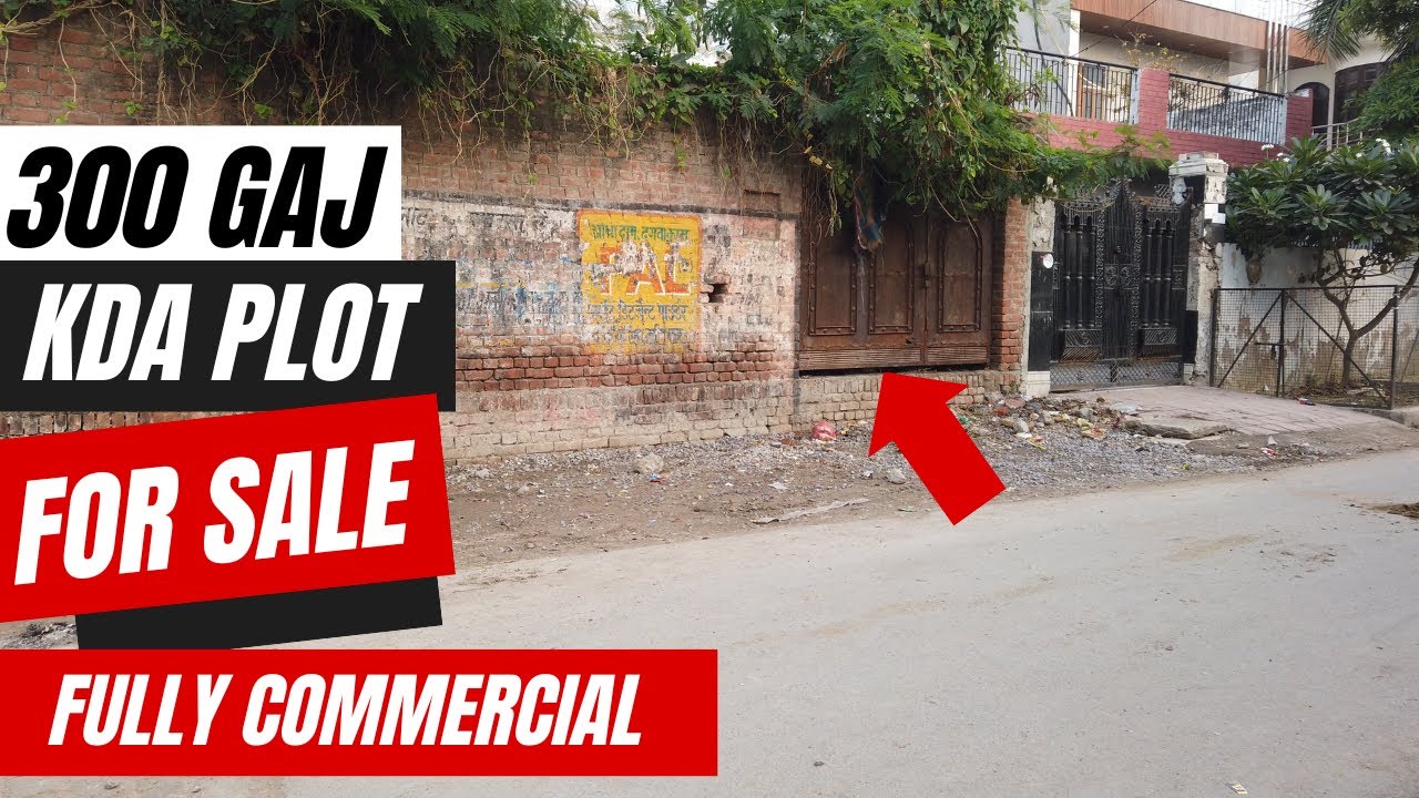 300 GAJ commercial KDA PLOT in Kanpur for sale @ ₹1.6 Cr
