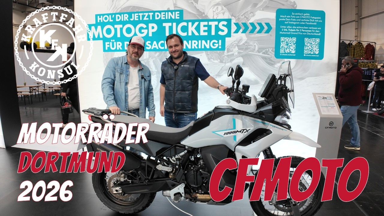 Motorräder Dortmund 2026 - CFMOTO 1000 MT-X und mehr