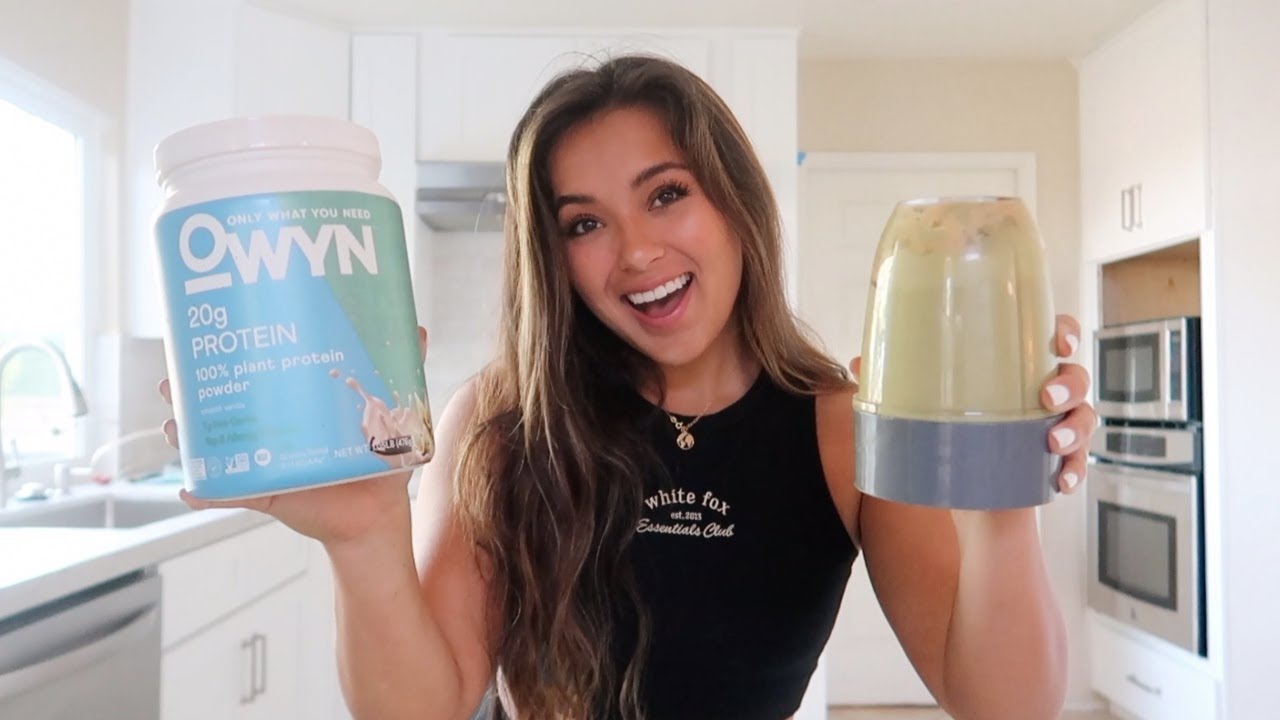 GREEN GODDESS PROTIEN SHAKE... WIN A YEAR SUPPLY OF OWYN! | Alyssa Revecho