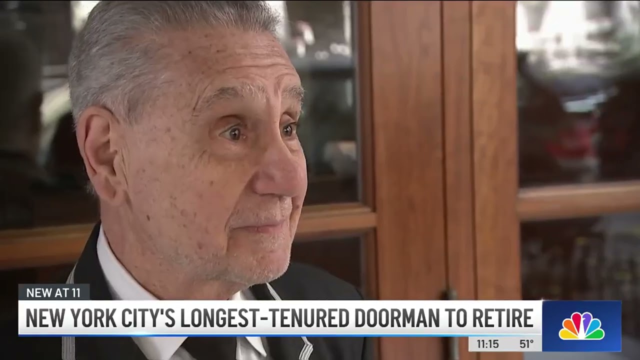 Longest Tenured Doorman in NYC, Working at Same Building Since 1961, Set to Retire | NBC New York