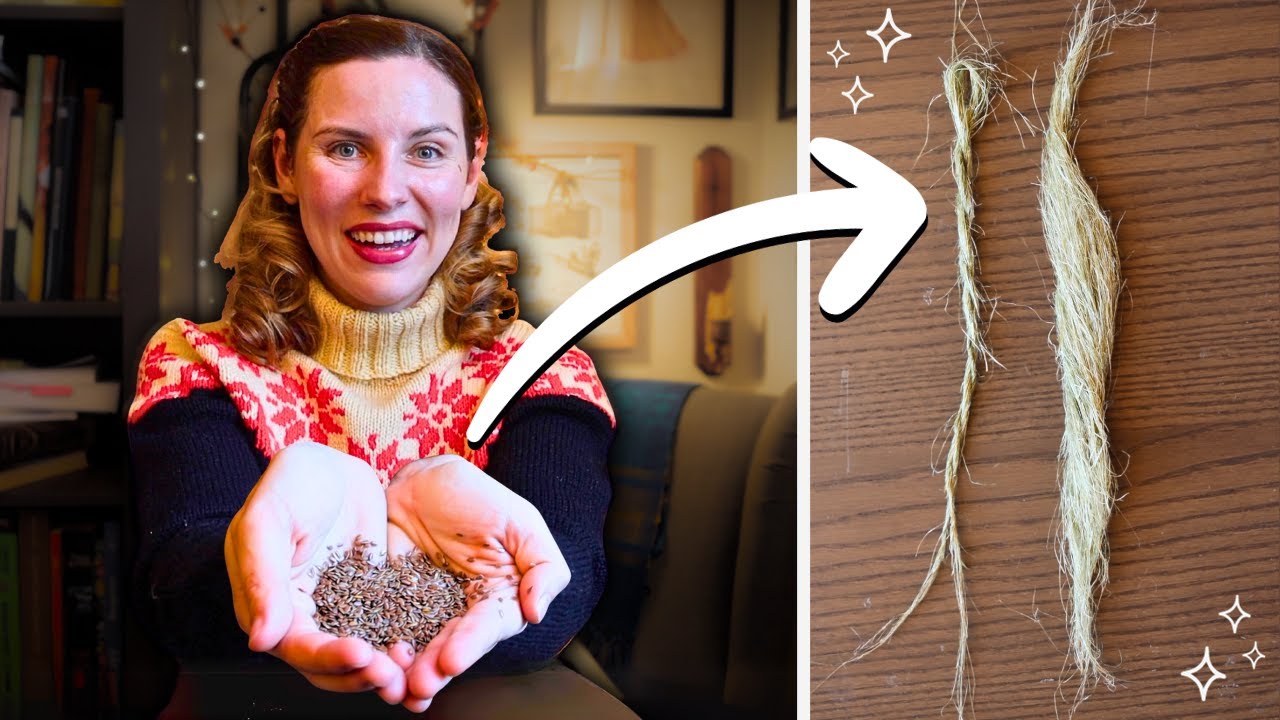 Flax to Linen: Growing my own yarn! || Craftmas Day 1