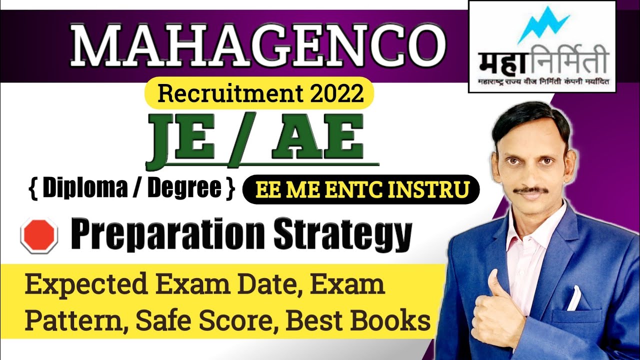 MSEB | MAHAGENCO JE AE Expected Exam Date | Preparation Strategy | Exam Pattern | Safe Score |