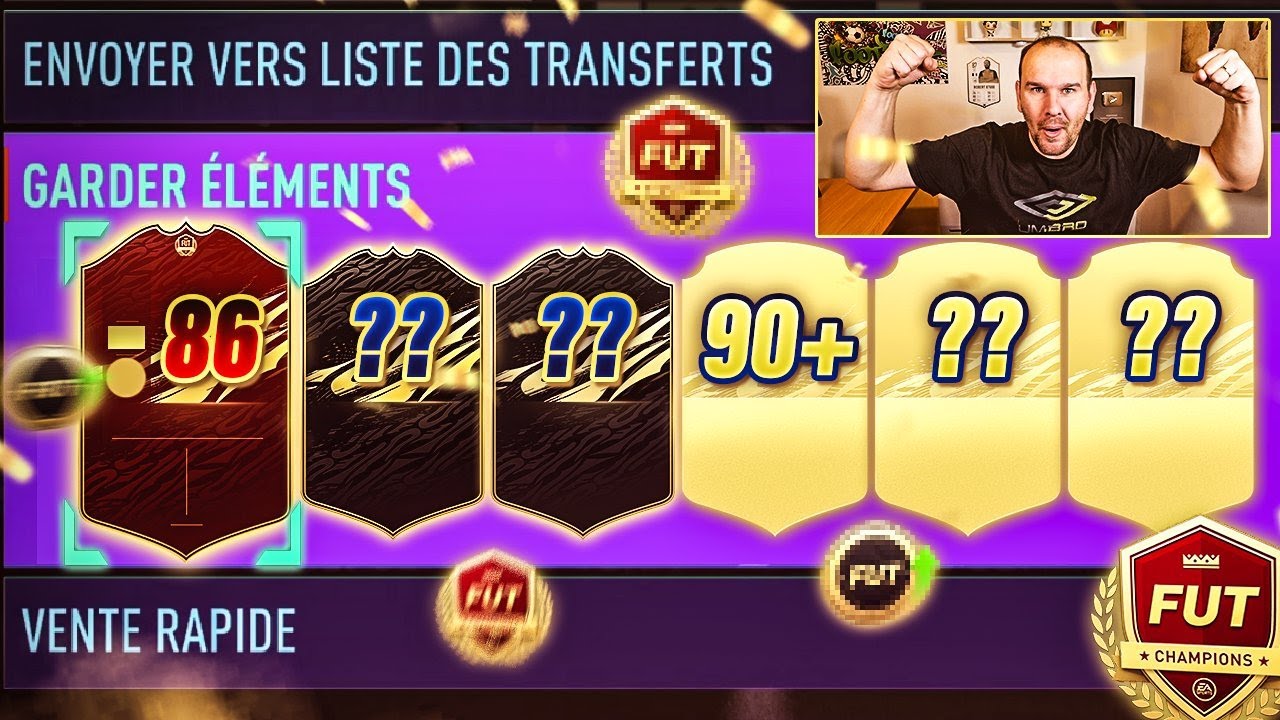 MES PREMIERES RECOMPENSES FUT CHAMPION ! Des gros joueurs qui tombent ! FIFA 21 0€
