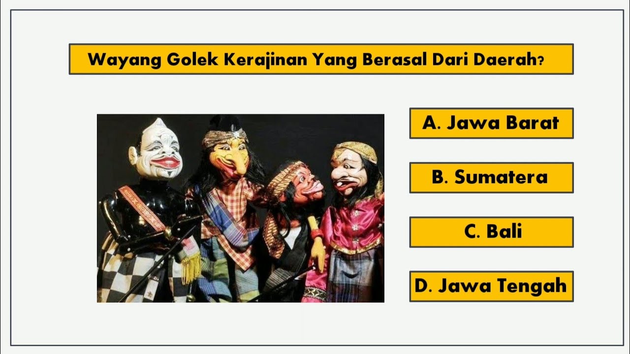 Tes Pengetahuan Seni Budaya - Ilmupedia