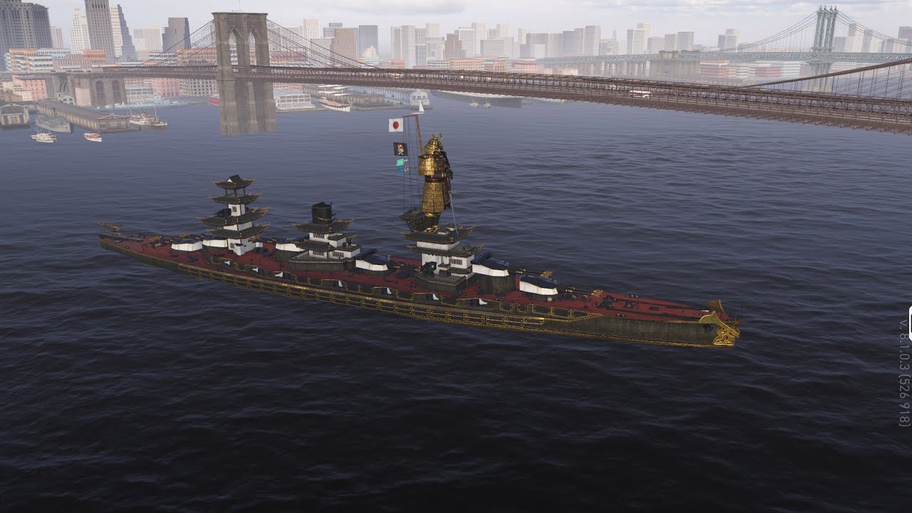 Fusō Tier 5 🇯🇵 battleship gameplay - World of Warships: Legends Mobile