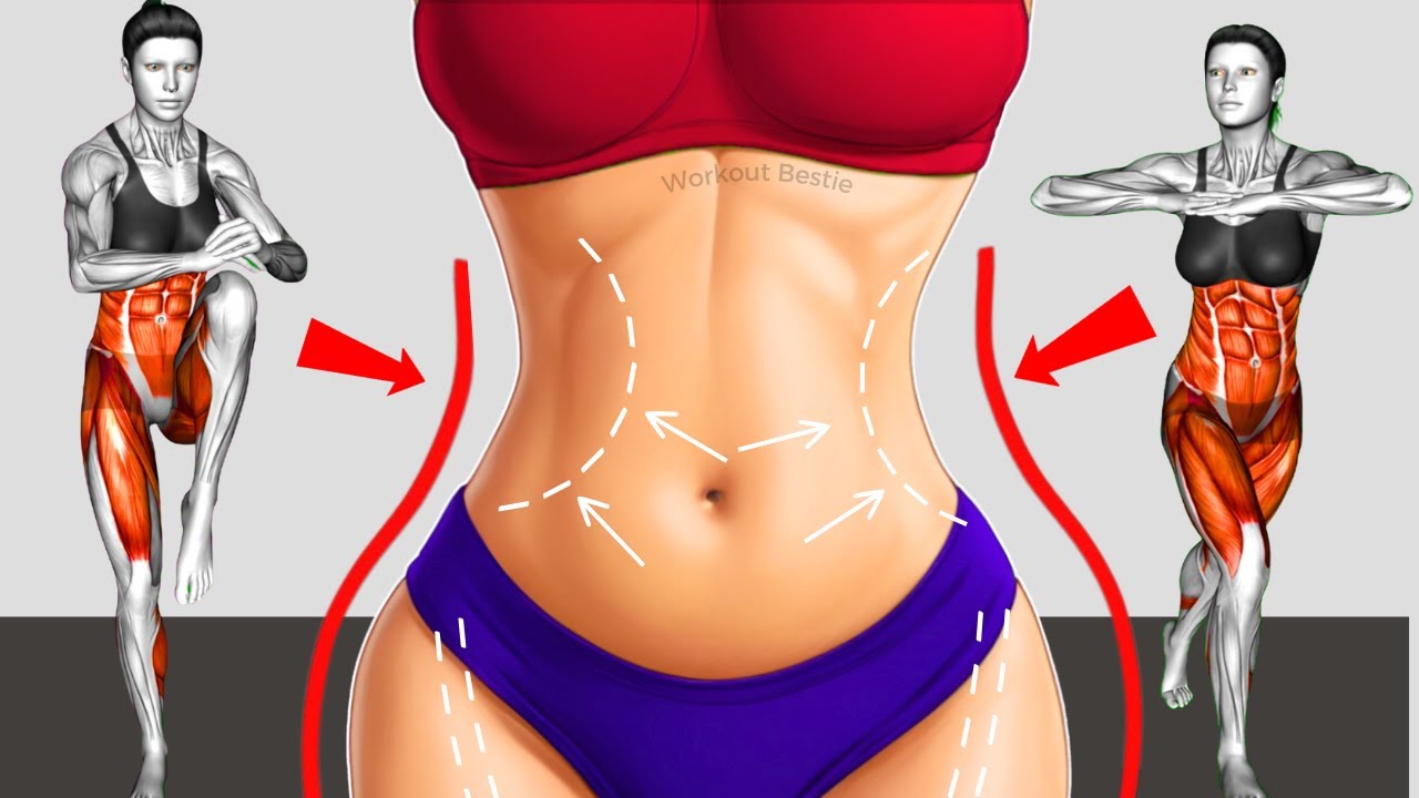 ➜ Lose Belly Fat Fast With This Standing Workout | 30 Min No Jumping Fat Burn That Actually Works