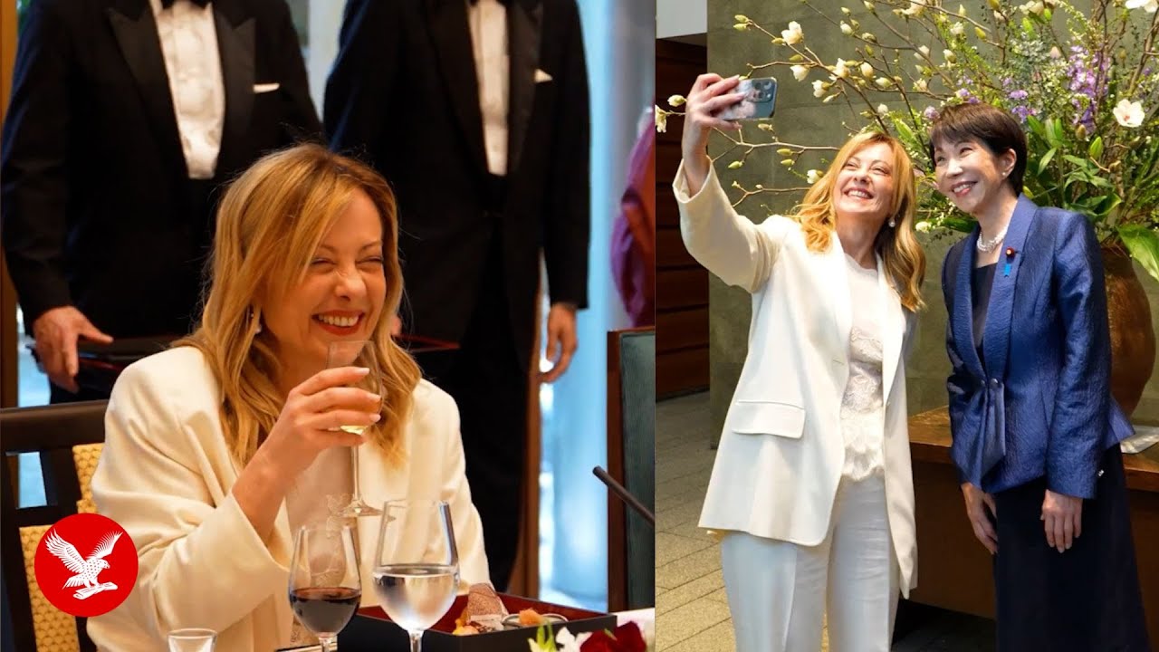Giorgia Meloni serenaded by Japanese prime minister for her birthday