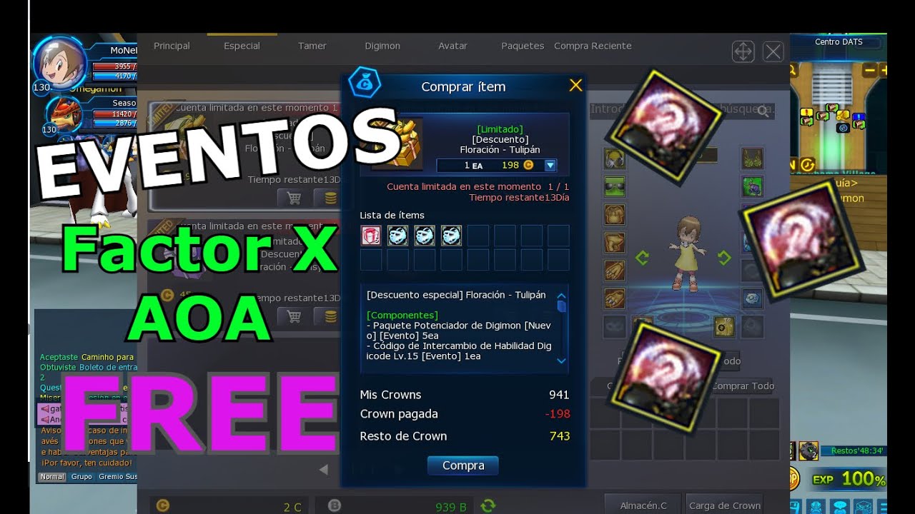 LADMO || EVENTOS para NUEVOS - Factory AOA GRATIS - SKILL 15/20/25