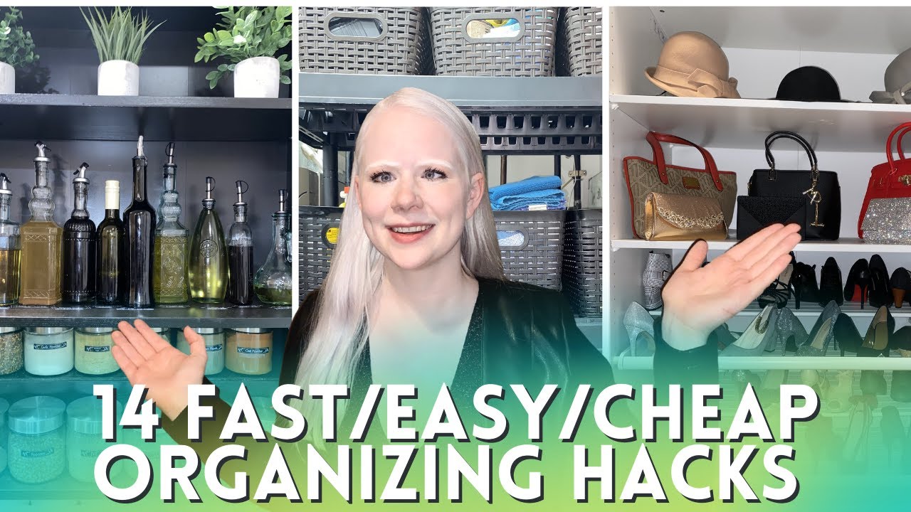 Never Lose Anything Again! 14 Easy, Thrifty, Fast Home Organization Hacks (Blind/VI Friendly)
