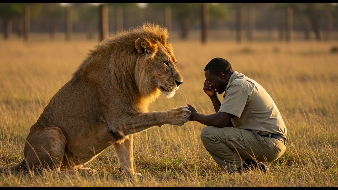 Ce vieux lion attend son sauveur pendant 10 ans, leurs retrouvailles bouleversent tout le monde !