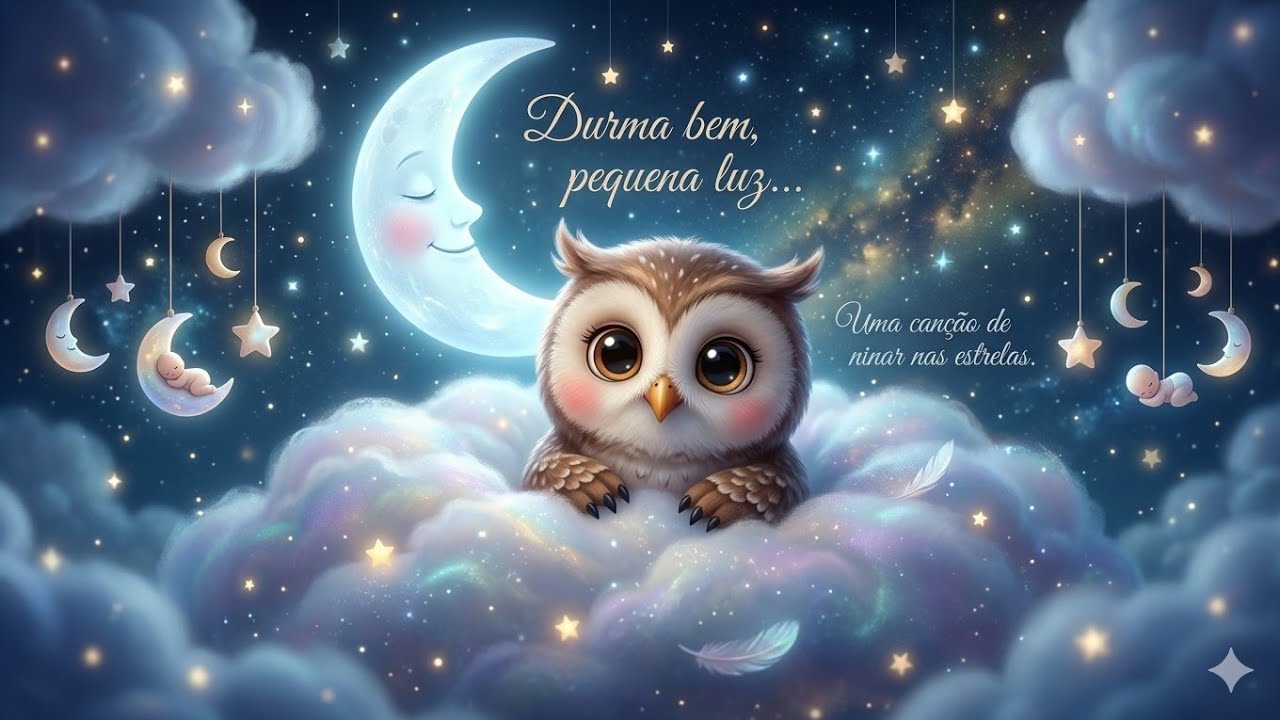 Lullaby para Bebê Dormir 🦉💙 Música de Ninar Suave | 15 Minutos para Sono Tranquilo e Profundo