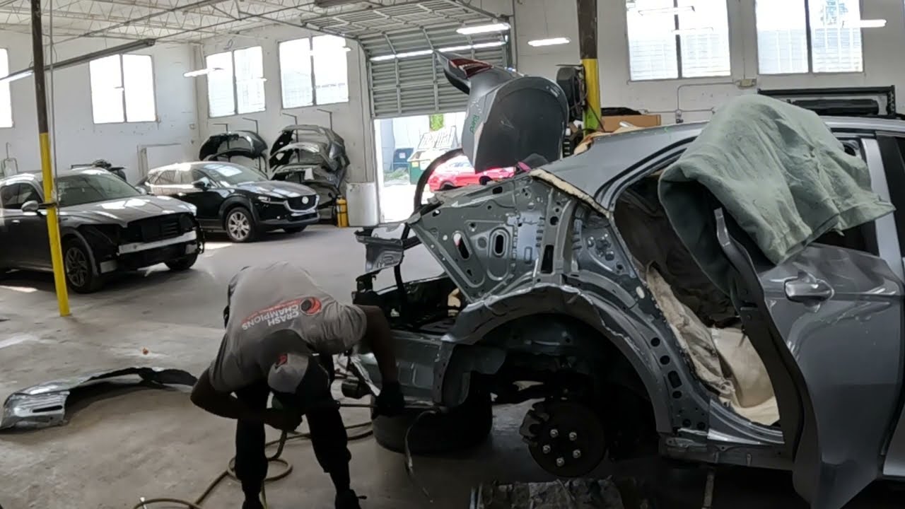DIY how to replace a Toyota Camry Quarter panel 