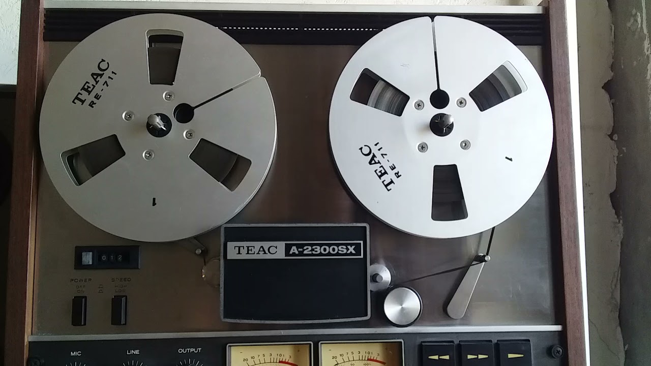 Тест бабинной деки  Teac A-2300SX, made in Japan, 100B