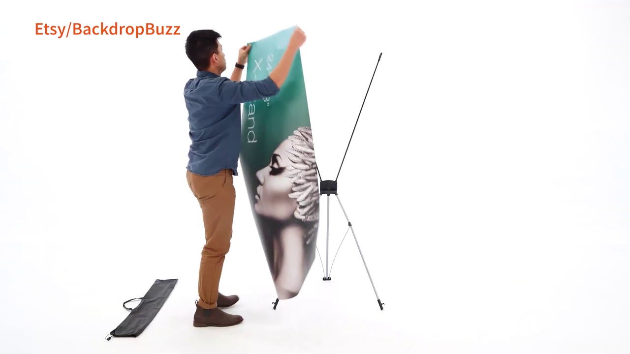 X Stand Banner - BackdropBuzz