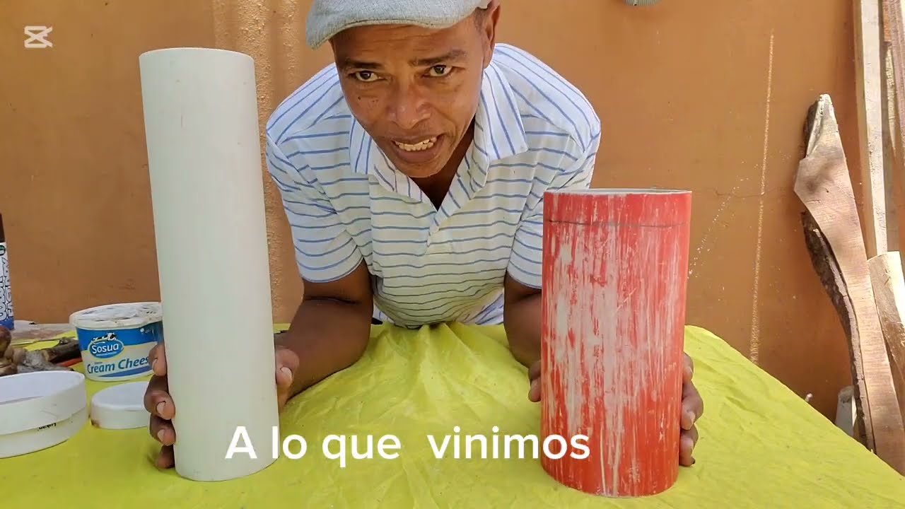 Convierte un pedazo de tubo PVC en un jarrón decorativo de lujo