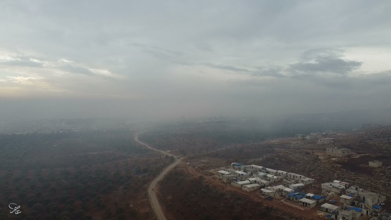 لقطات جوية أجواء #الضباب و #المطر  #ادلب #drone #syria #idleb #rain