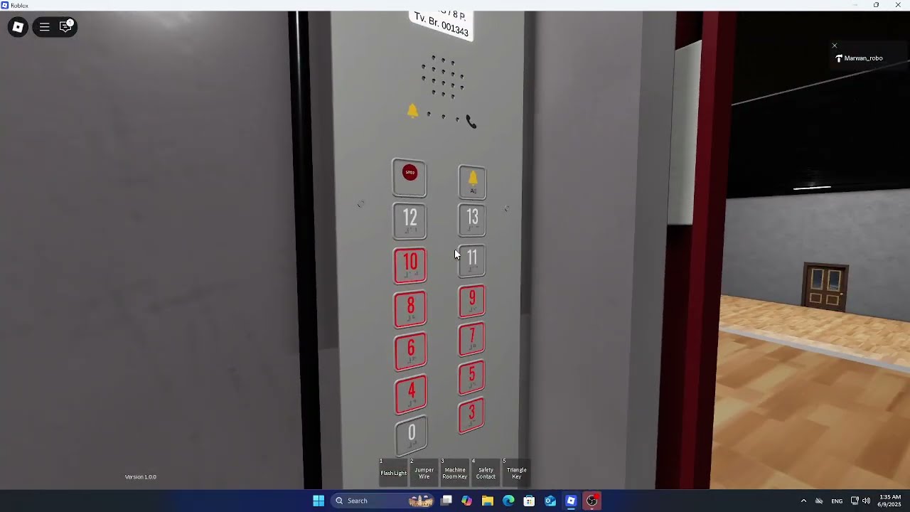 Roblox marwan14832 Lifts Traction Elevator
