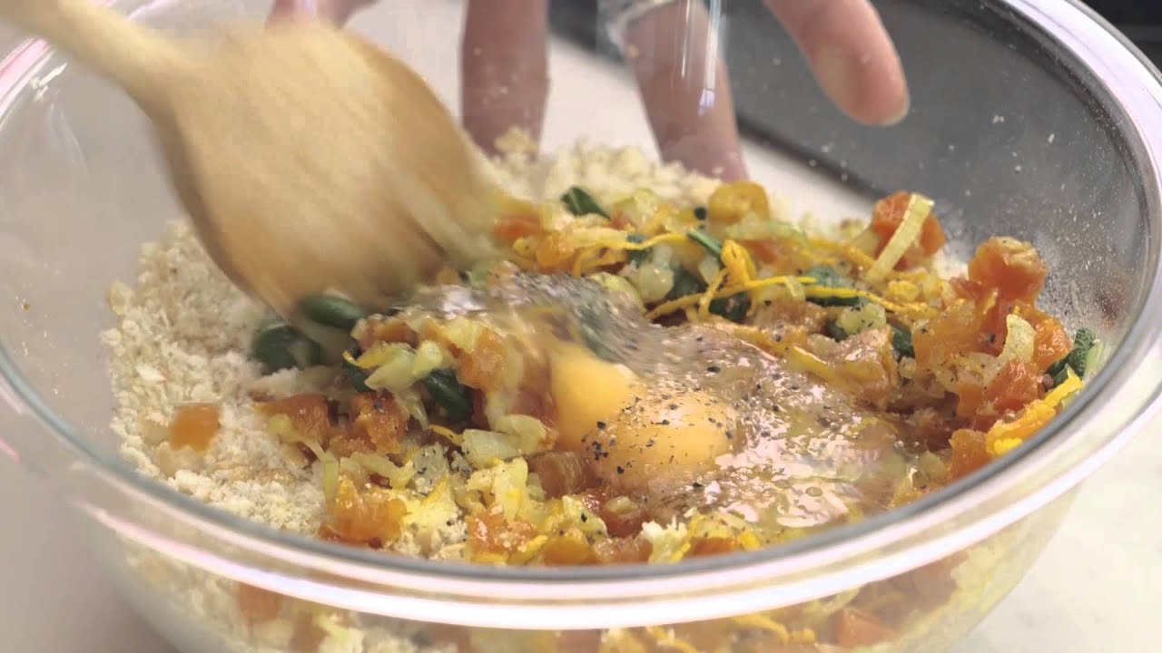 Roast Turkey with Citrus, Sage and Apricot stuffing