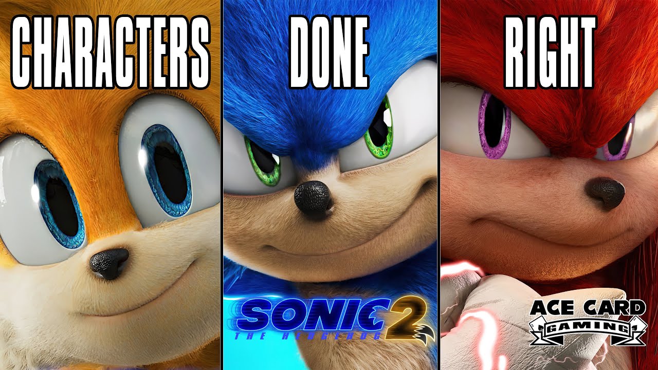 Characters Done Right - A Sonic Movie 2 Character Analysis of Sonic, Knuckles the Echidna & Tails