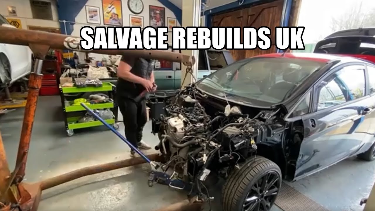 CRASHED SALVAGE REBUILD 2017 1.0 FIESTA ST LINE WILL IT RUN ???