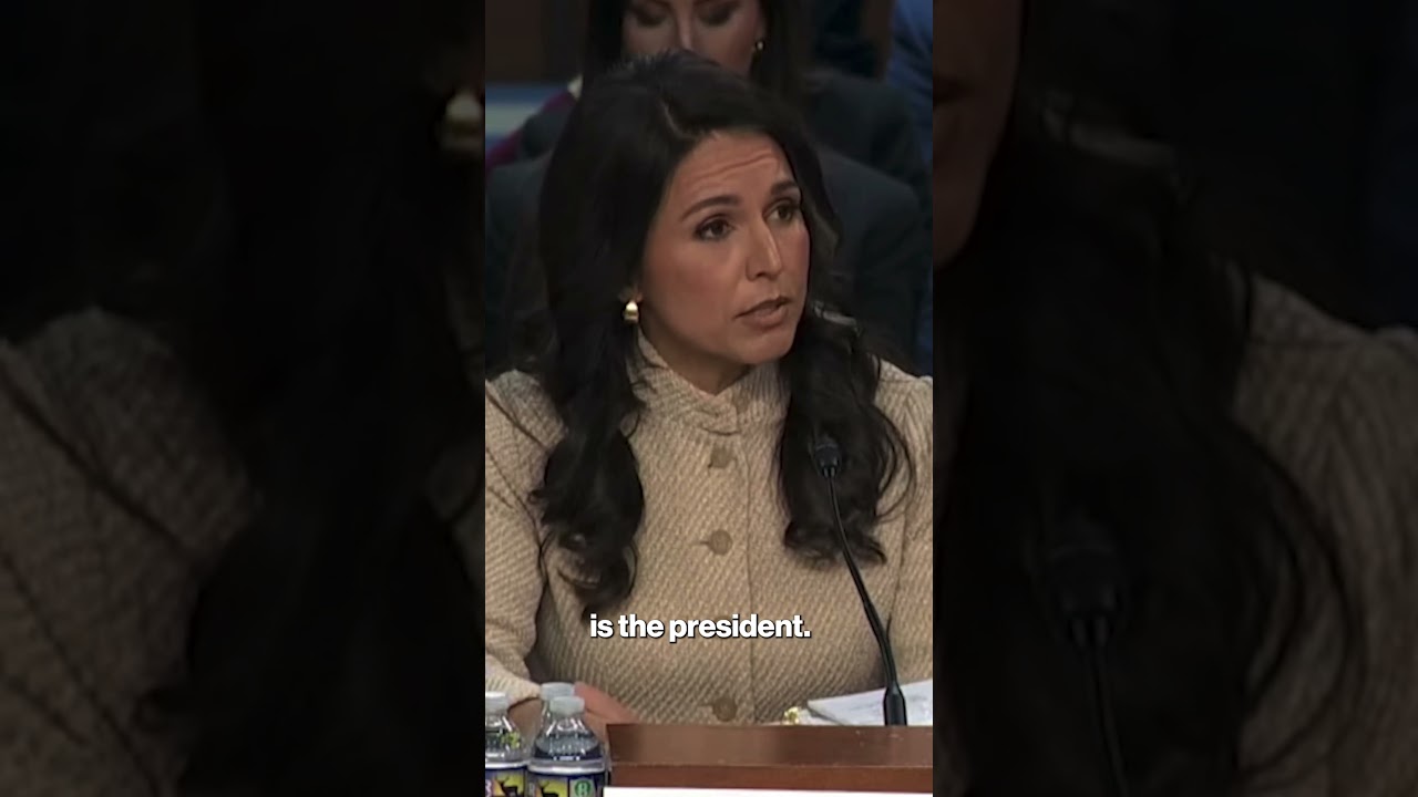 Tulsi Gabbard refuses to say whether Iran posed an &lsquo;imminent&rsquo; nuclear threat #shorts