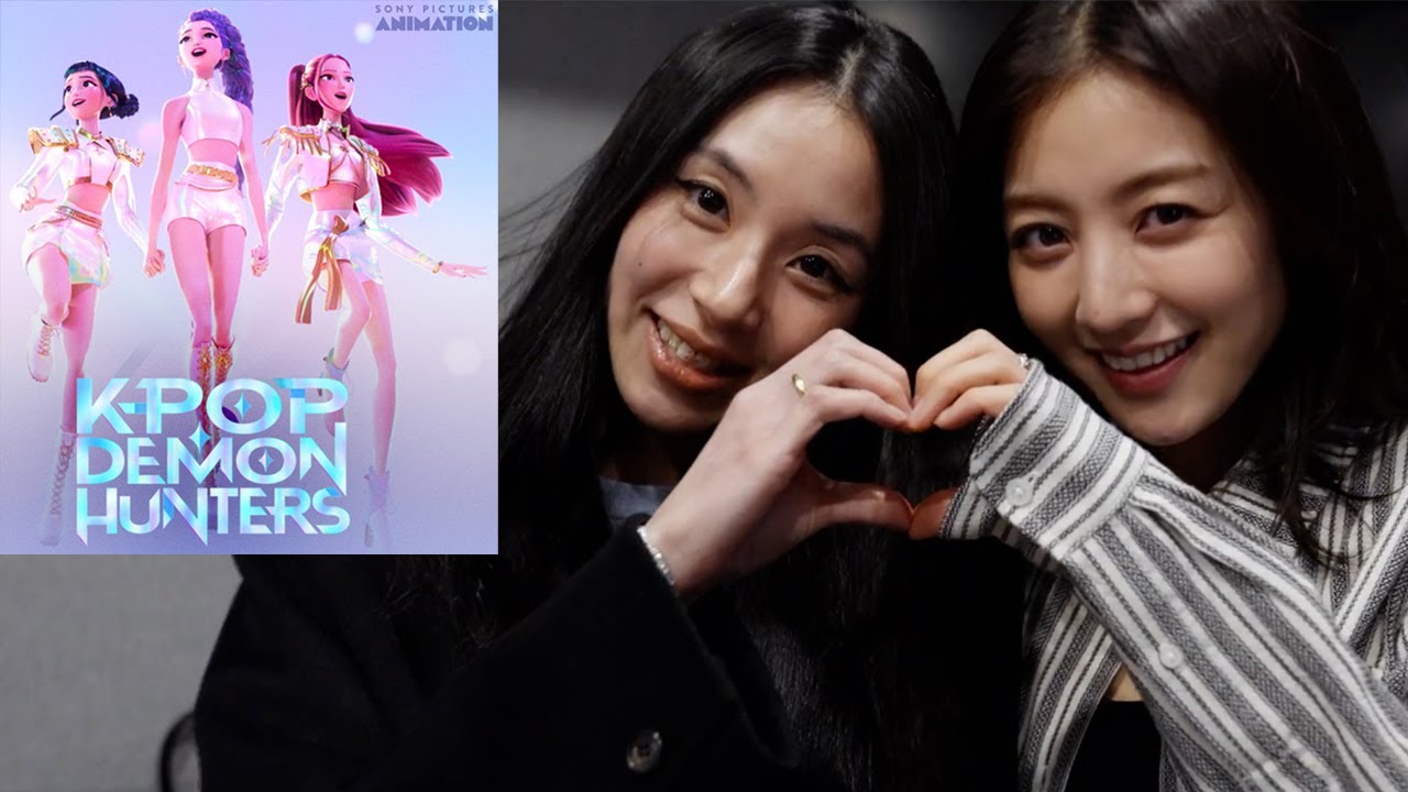 KPop Demon Hunters TWICE Studio Recording TAKEDOWN Jeongyeon & Jihyo & Chaeyoung