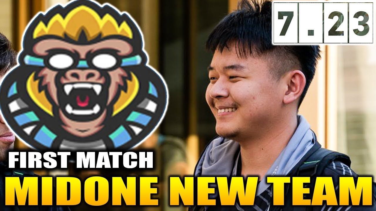 MIDONE is Back with NEW Team - SEAMonkeys | Outlanders 7.23 Dota 2 Update