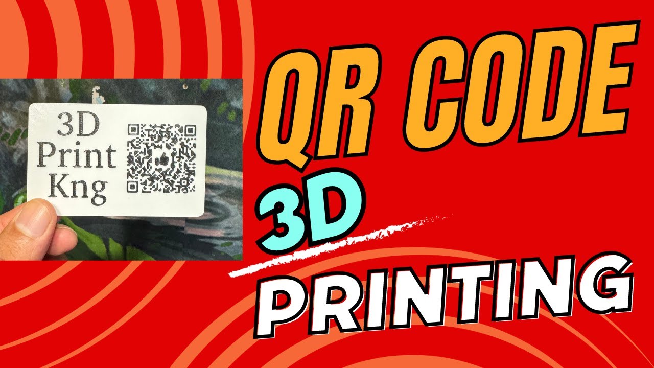 QR Code 3D Printing! #3dprinting #qrcode #howto