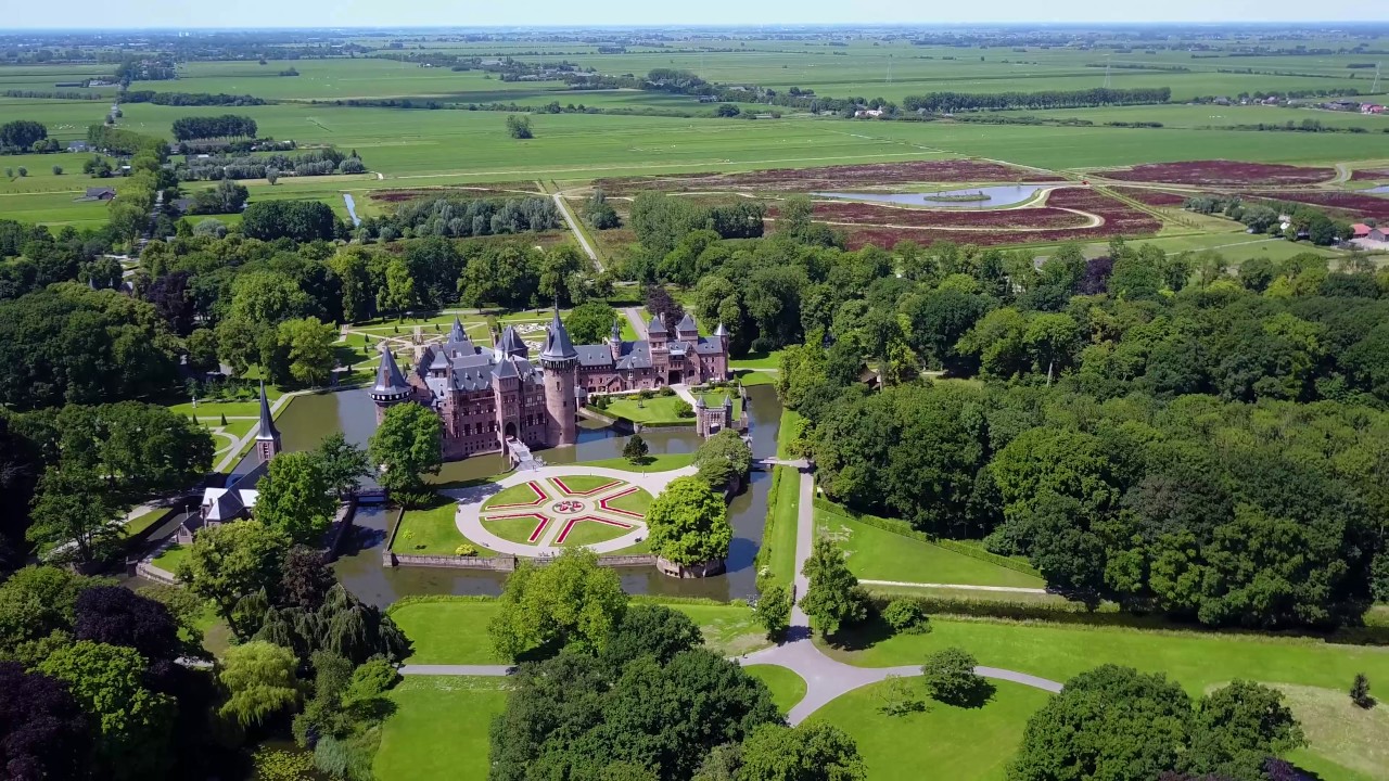 Kasteel de Haar in Haarzuilens, Utrecht - 4K - OKMediaProducties