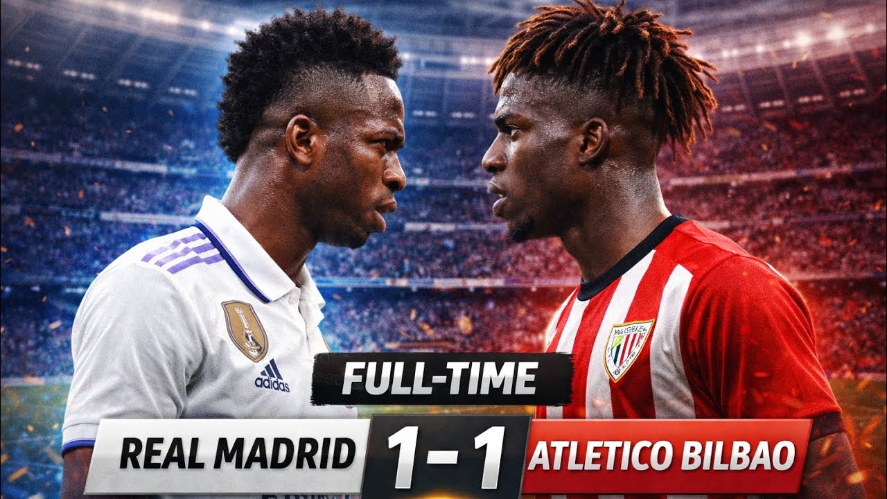 FULL TIME! Real Madrid Ditahan Imbang Bilbao 1-1 🔥 Highlight Bernabeu
