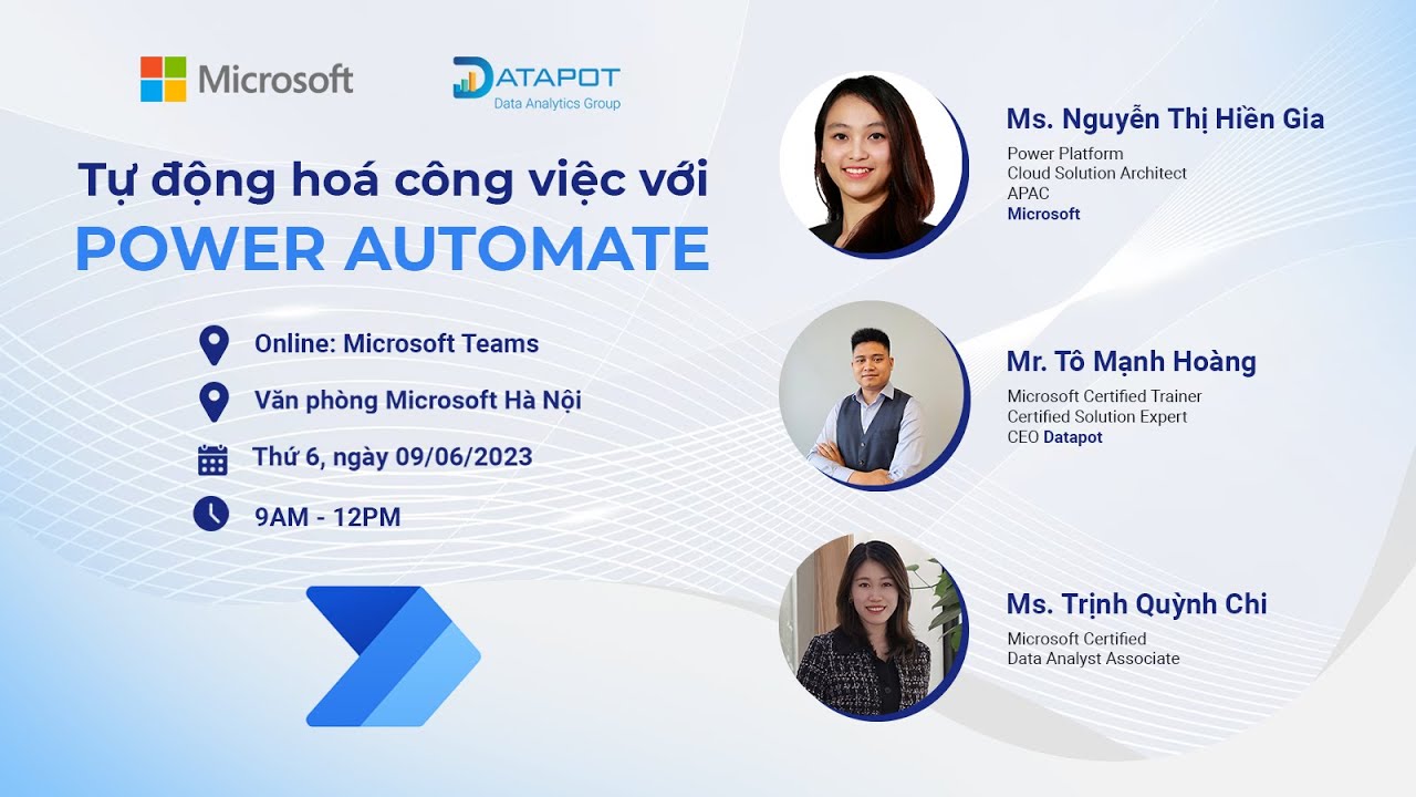 Workshop | Tự động hóa công việc với Power Automate