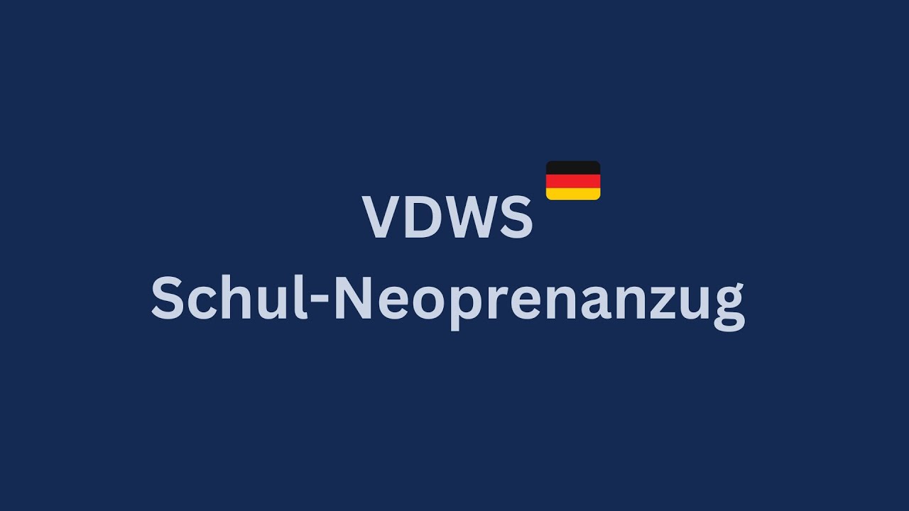 VDWS Schul-Neoprenanzug - Deutsch