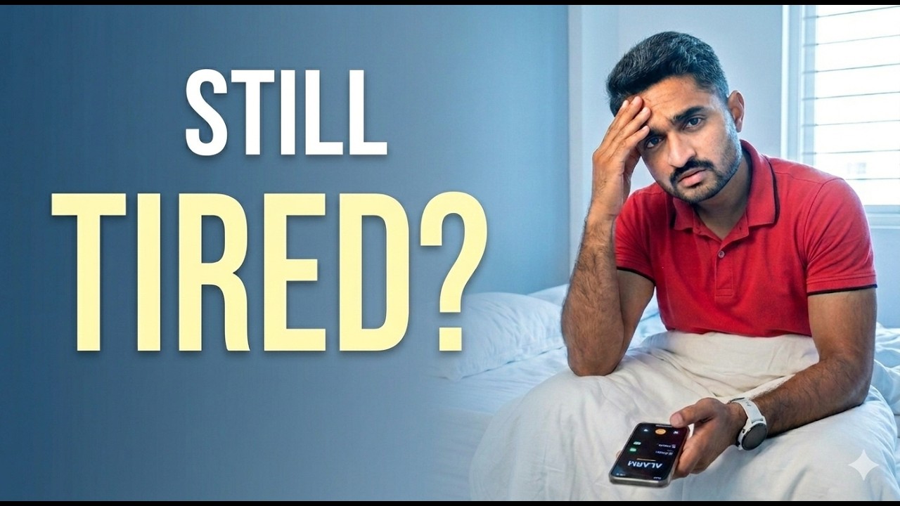 Why You’re Still Tired Even After 8 Hours of Sleep | How did I solve that problem!