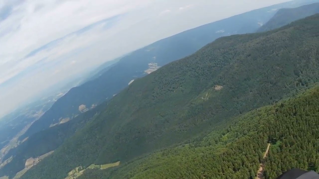 XC attempt from Kandel, Schwarzwald, Germany Paragliding