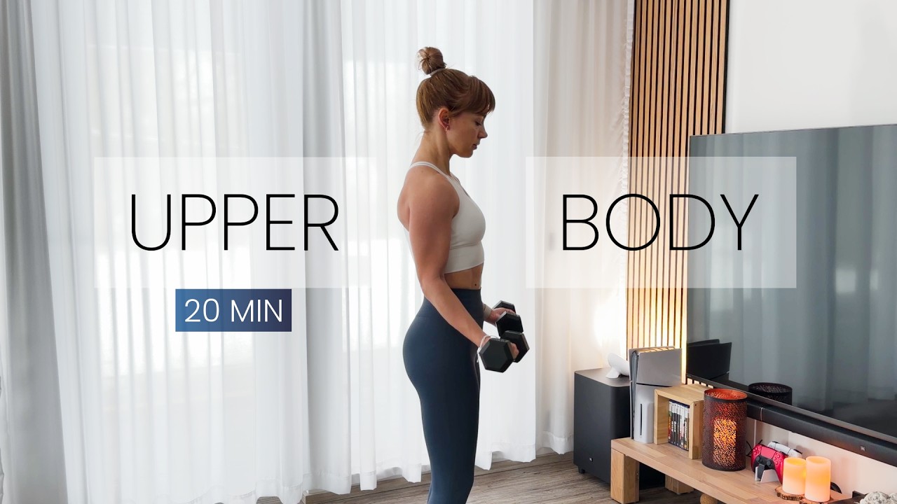 20 min Upper Body Workout With Dumbbells