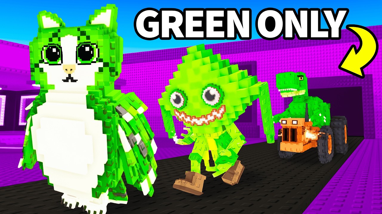 0 to 1 Trillion Using GREEN ONLY Brainrots!