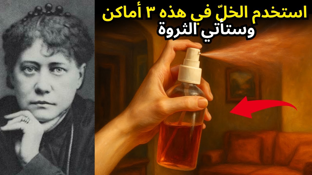 ٣ أماكن سريّة في منزلك حيث يجذب الخلّ الثروة | هيلينا بلافاتسكي
