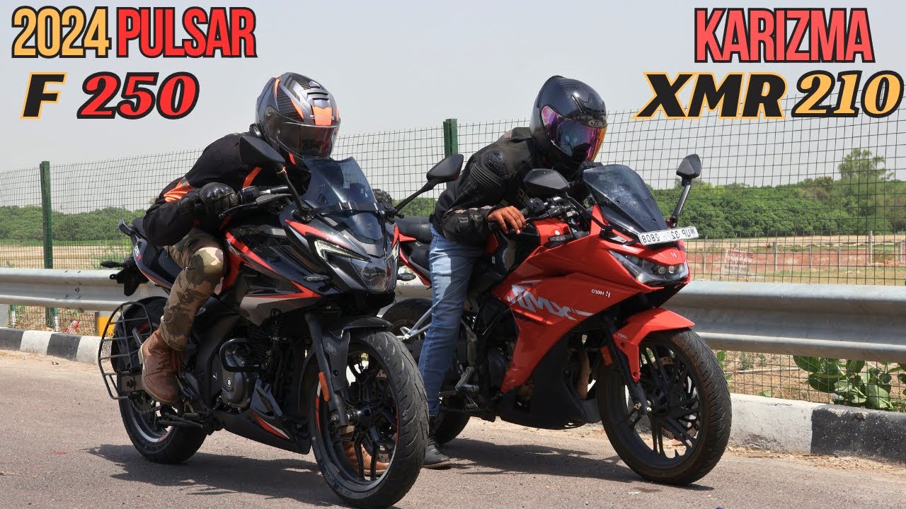 2024 New Pulsar F250 vs Karizma XMR210 Drag Race