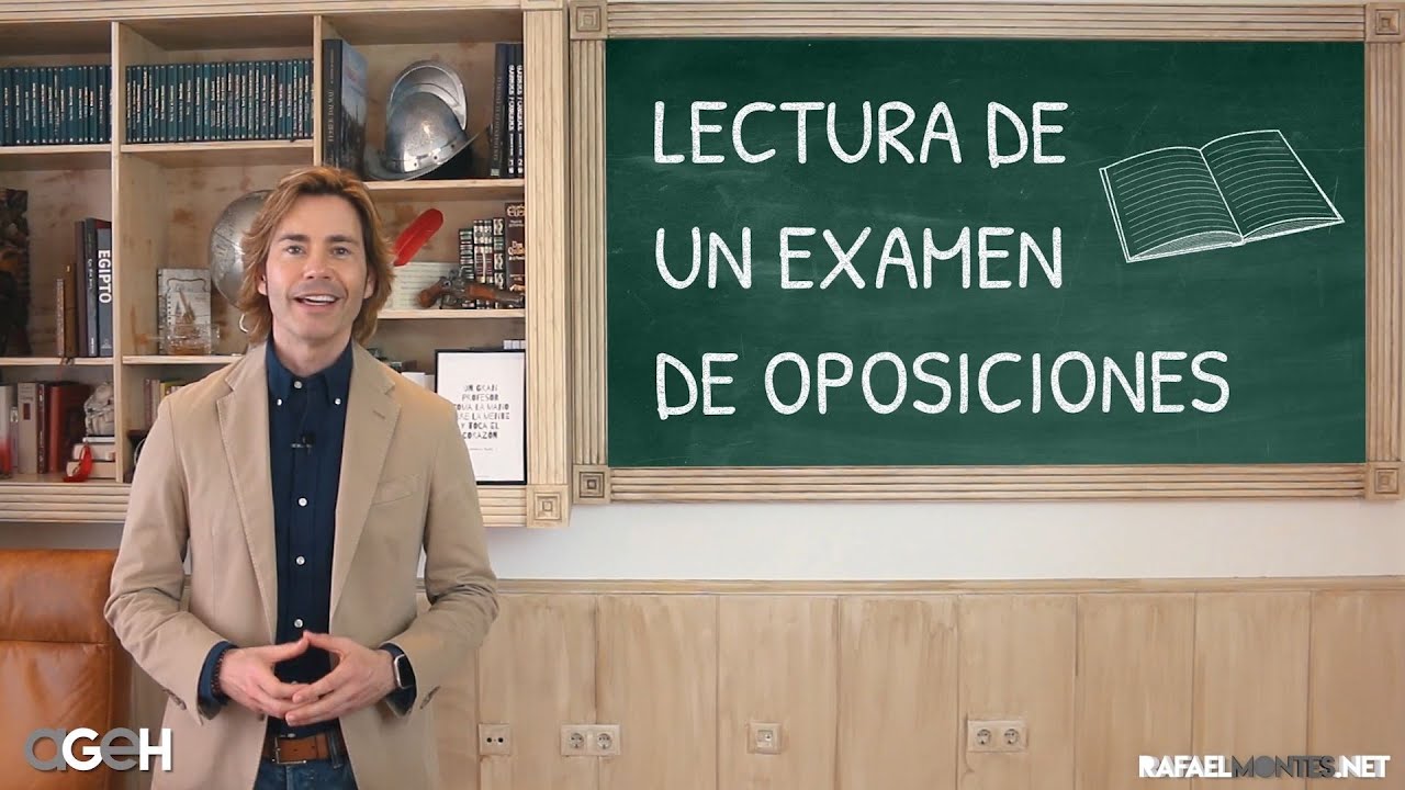 Lectura de un examen de oposiciones ante el tribunal (Teaser) - Rafael Montes