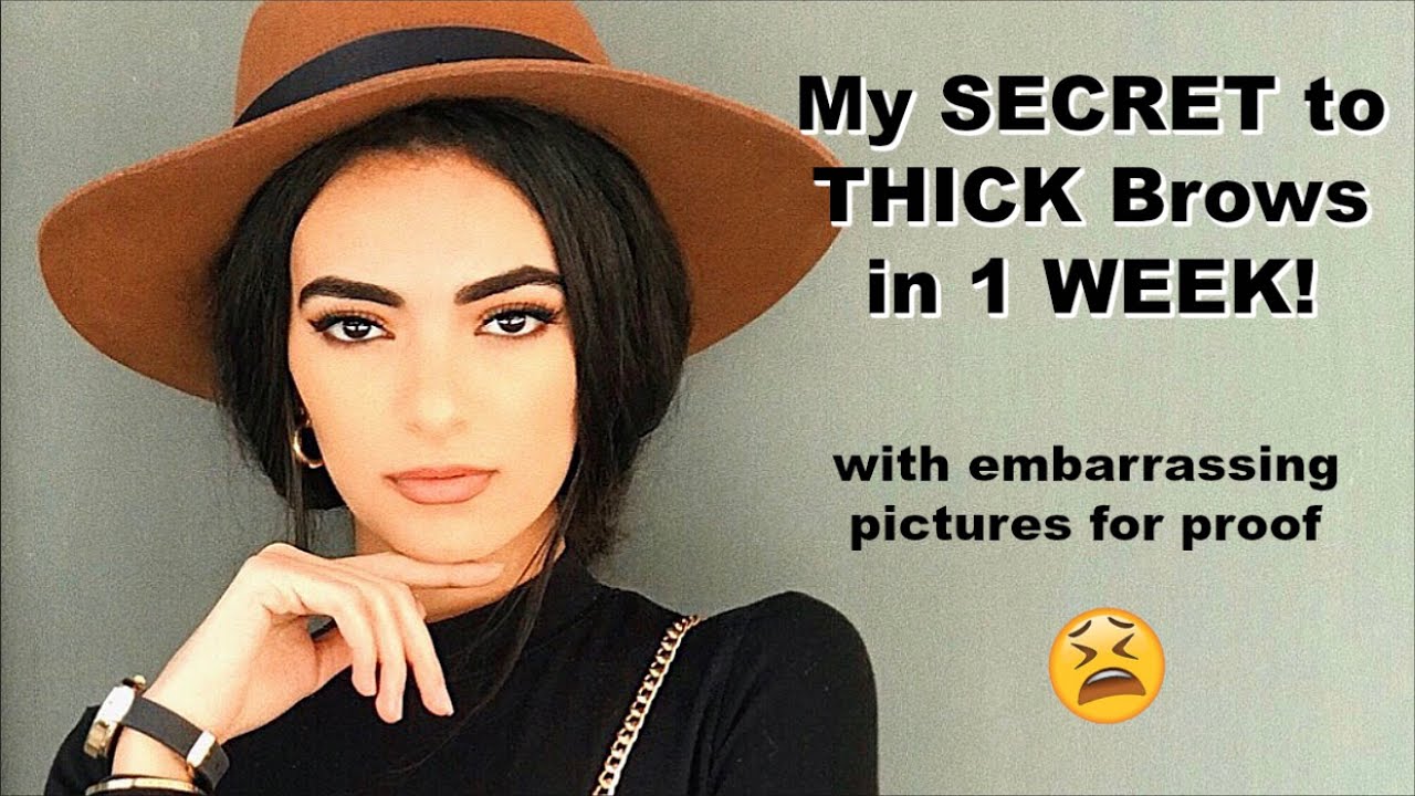 GROW THICK EYEBROWS IN ONE WEEK!